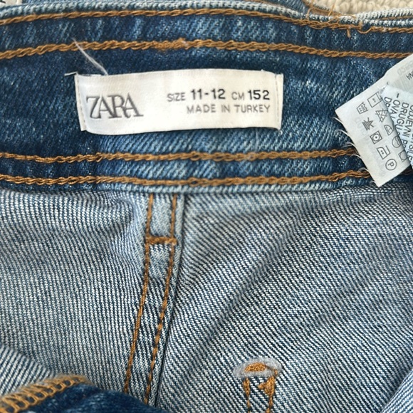 COPY - Zara girls Marine jeans - Picture 2 of 3